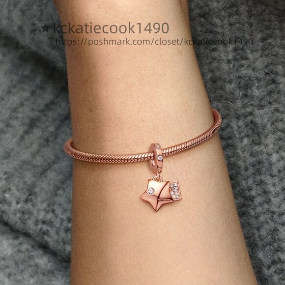 Pandora Lucky Star Dangle Charm - Picture 4 of 5